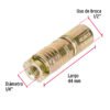 47364 - Caja con 100 taquetes expansivos de 1/4" sin tornillo, FIERO