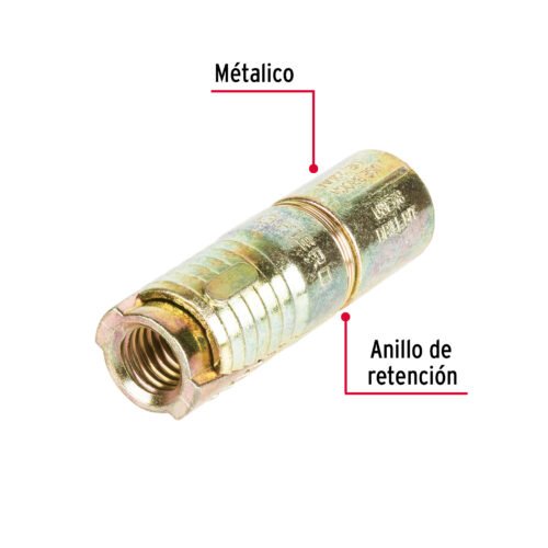 47368 - Caja con 25 taquetes expansivos de 1/2" sin tornillo, FIERO