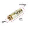47368 - Caja con 25 taquetes expansivos de 1/2" sin tornillo, FIERO