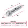 473702 47370 - Bolsa con 4 taquetes expansivos de 3/8" con tornillo, FIERO