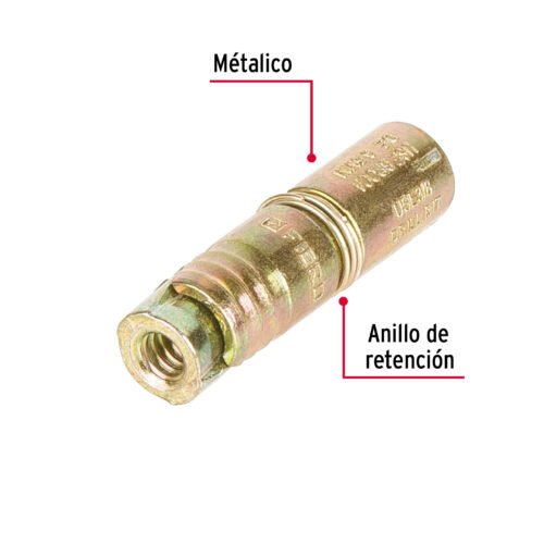 473731 47373 - Bolsa con 4 taquetes expansivos de 3/16" sin tornillo, FIERO