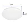 473752 47375 - Luminario LED 15W plafón decorativo liso, luz de día, BASIC