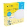 473754 47375 - Luminario LED 15W plafón decorativo liso, luz de día, BASIC