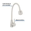 473871 47387 - Monomando para fregadero con cuello flexible, satín, Tubig