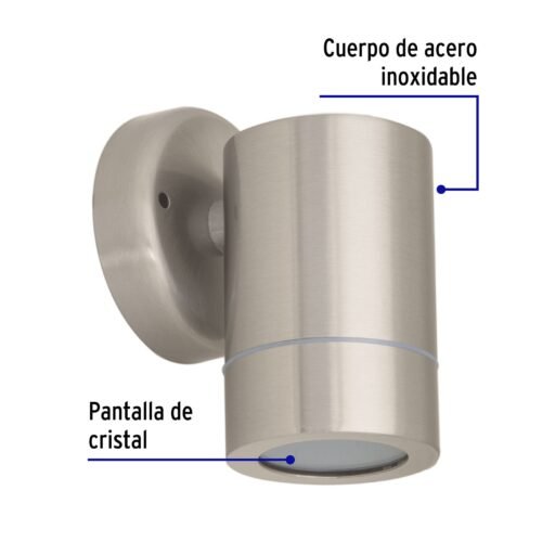 473921 47392 - Arbotante de acento 1 spot satín, lámpara no incluida