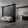 47395 - Luminario LED tipo plafón 6 W, redondo, luz de día, negro