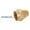 47419 - Tuerca cónica de latón 3/8", Foset