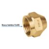 47424 - Tapón hembra de latón de 3/8", Foset
