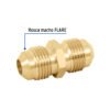 47438 - Niple unión de latón de 3/8" X 3/8", Foset