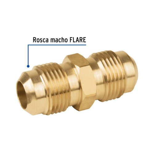 47440 - Niple unión de latón de 1/2" X 1/2", Foset