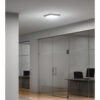 474472 47447 - Luminario LED tipo plafón 12 W, cuadrado, luz de día, gris