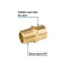 47456 - Conector NPT soldable de latón, 1/2" X 3/8", Foset