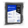 47466 - Bolsa con 1000 cinchos plásticos 18 lb, 150x2.5 mm, negros