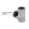 47475 - Yee sencilla 1" acero galvanizado, Foset