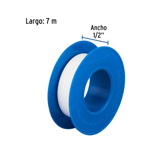 47476 - Cinta sella roscas 1/2" x 7m, uso general, FOSET