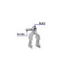 47489 - Abrazadera para perfil monocanal de 3/4", VOLTECK