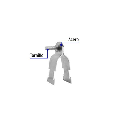 47490 - Abrazadera para perfil monocanal de 1", VOLTECK