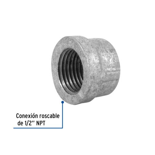 47491 47491 - Tapón hembra 1/2" de acero galvanizado, Foset