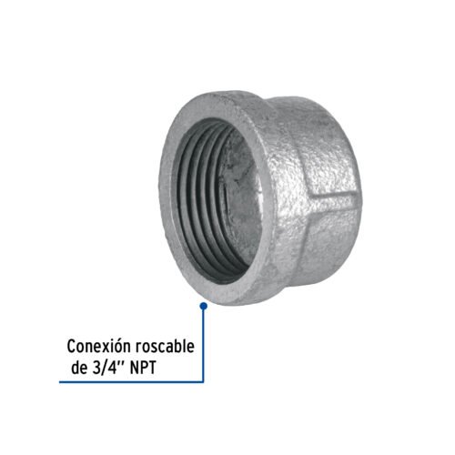 47492 47492 - Tapón hembra 3/4" de acero galvanizado, Foset