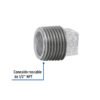 47494 47494 - Tapón macho 1/2" de acero galvanizado, Foset