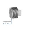 47495 47495 - Tapón macho 3/4" de acero galvanizado, Foset