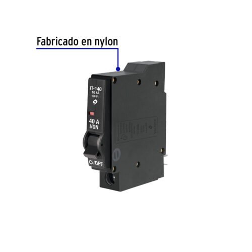 475091 47509 - Interruptor de 1 polo 40A, enchufable, VOLTECK