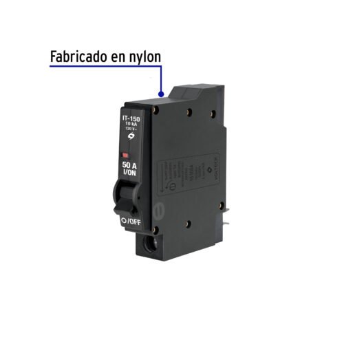 475101 47510 - Interruptor de 1 polo 50A, enchufable, VOLTECK