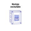 47514 - Interruptor de 3 polos 20A, enchufable, VOLTECK