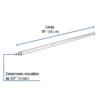 47522 47522 - Niple de acero galvanizado 1/2" x 19", Foset