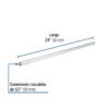 47523 47523 - Niple de acero galvanizado 1/2" x 24", Foset