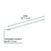 47524 47524 - Niple de acero galvanizado 1/2" x 30", Foset