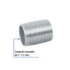 47538 47538 - Niple de acero galvanizado 1" cuerda corrida, Foset