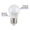 475431 47543 - Lámpara LED G45 3 W (equiv. 25 W), luz cálida, caja, Volteck