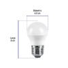 475432 47543 - Lámpara LED G45 3 W (equiv. 25 W), luz cálida, caja, Volteck