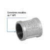 47552 47552 - Cople reforzado de acero galvanizado de 1", Foset