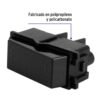 476081 47608 - Interruptor de 3 vías, línea Italiana, color negro, Volteck