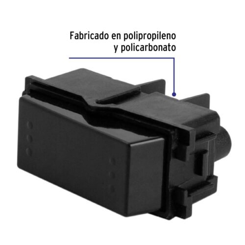 476081 47608 - Interruptor de 3 vías, línea Italiana, color negro, Volteck
