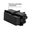 47609 - Interruptor para timbre, línea Italiana, color negro