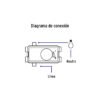 476122 47612 - Dimmer giratorio, línea Italiana, color negro, Volteck