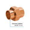 47623 - Tuerca unión de cobre de 3/4", Foset Basic