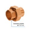 47624 - Tuerca unión de cobre de 1", Foset Basic