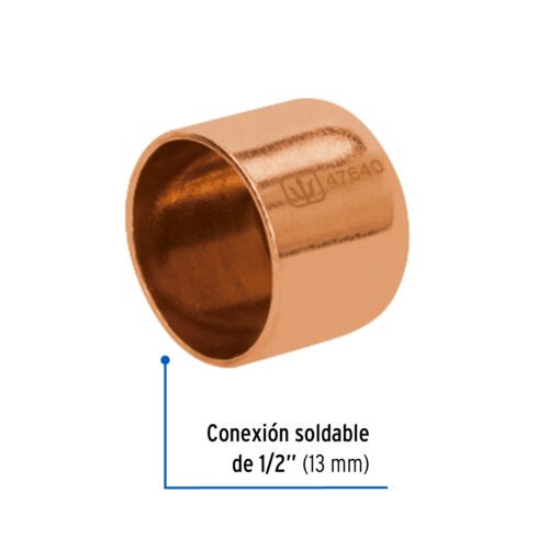 47640 - Tapón capa de cobre 1/2", FOSET BASIC