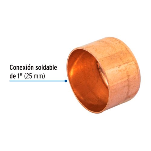 47642 - Tapón capa de cobre 1", FOSET BASIC