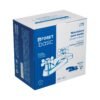 47680 - Mezcladora 4" para lavabo, nariz larga, manerales cruceta