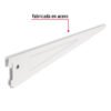 47716 - Ménsula plana blanca para cremallera doble, 37cm, FIERO