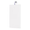 47724 - Placa de ABS ciega, Standard, blanco, Volteck