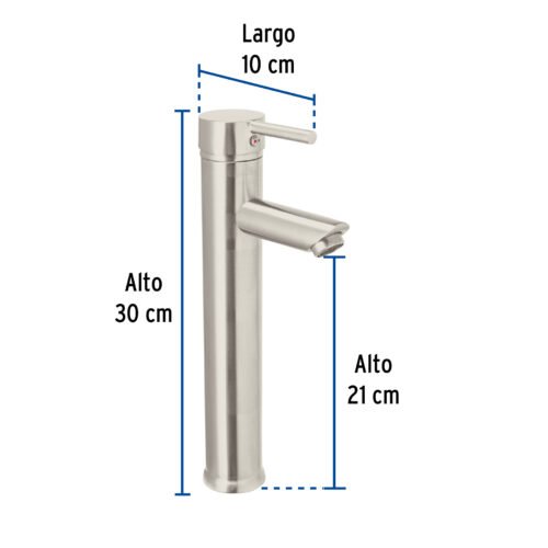 477942 47794 - Monomando alto satín para lavabo, Foset Tubig