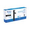 47795 - Monomando alto negro para lavabo, Foset Tubig
