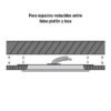 477963 47796 - Luminario de LED para empotrar 6 W, ajustable, luz de día