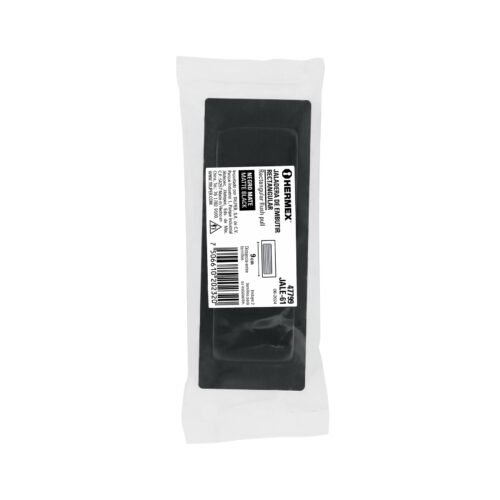 477993 47799 - Jaladera de embutir cuadrada acabado negro, HERMEX